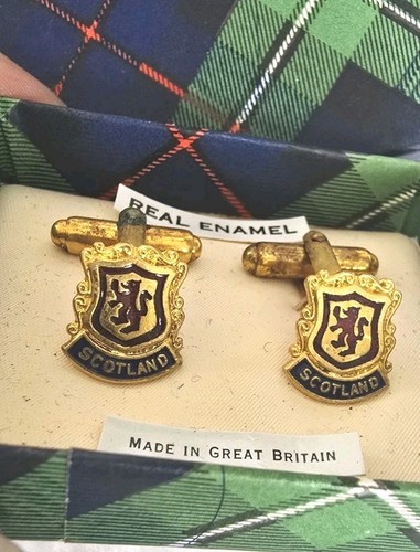 Scottland crested cufflinks - scottland,