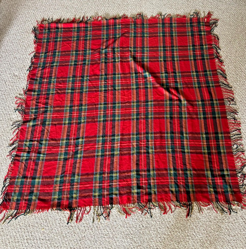 Vtg wool plaid - vtg, in