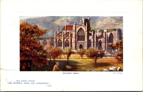 Tucks 9712 melrose abbey - tucks#9712,