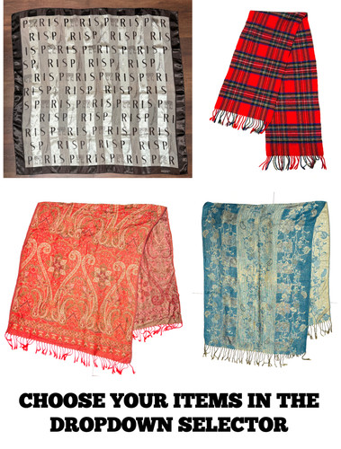 World travel souvenir scarf - world,