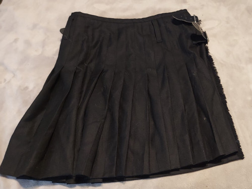 Men scottish black - black, kilt