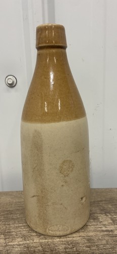 Vtg stoneware salt glazed beer - vtg,