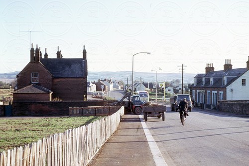 Rural scottland village street - scottland,