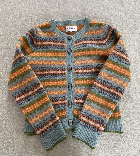 Brora fairisle cardigan 6 - fairisle, gr.