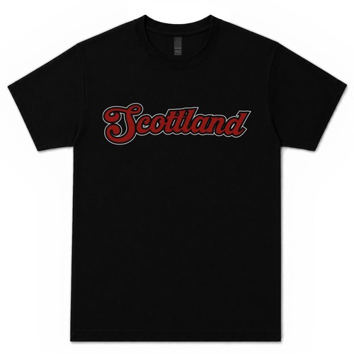 Scottland shirt retro script - scottland,