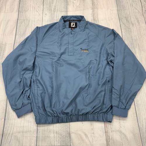 Footjoy snap pullover blue - footjoy,