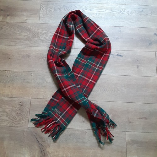 Vintage scottish wool plaid - wool,
