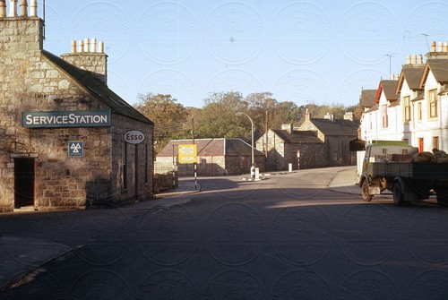 Scottland rural village street - rural,