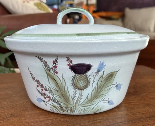Vtg buchan thistleware covered - buchan,